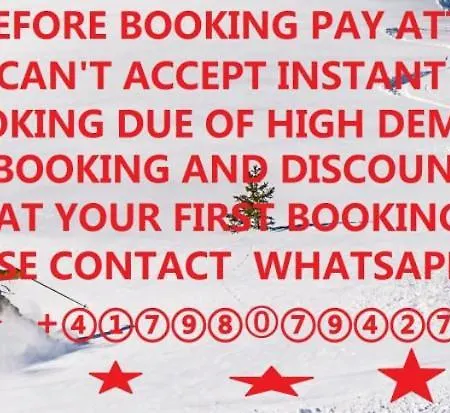 Contact Us At What App - 0041-798-079-427 To Book!! - Chalet Merveilleusement Confortable Avec 3
